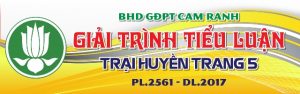 Giải trình tiểu luận kết khóa Trại Huyền Trang – khóa V. Giải trình tiểu luận kết khóa Trại Huyền Trang – khóa V.