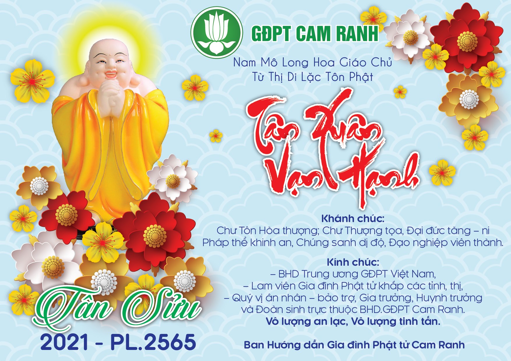 BHD.GĐPT Cam Ranh kính chúc Tân Xuân Vạn Hạnh