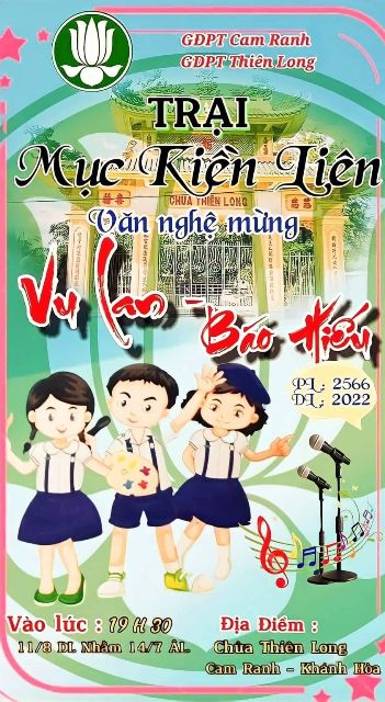 Phật sự mùa Vu Lan PL.2566 tại GĐPT Thiên Long