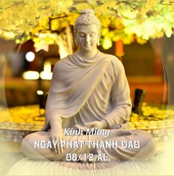 Kính mừng ngày Khánh vía Phật thành đạo.